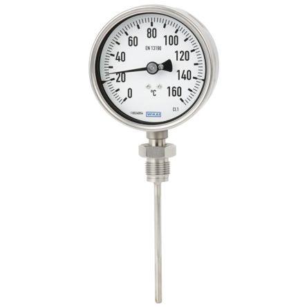 WIKA Číselníkový teploměr stupnice F, °C, rozsah teploty: 120 °C 3906388