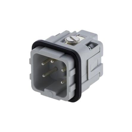Amphenol Industrial Modul napájecího konektoru pro vysoké zatížení 16A Vnější Heavy Mate C146 4