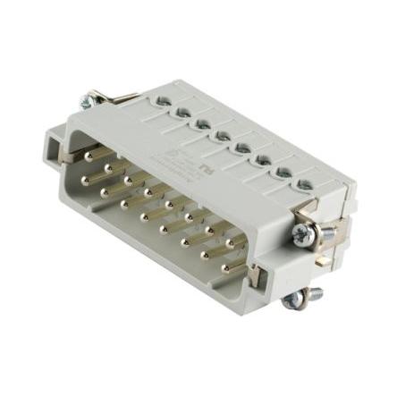 Amphenol Industrial Vložka napájecího konektoru pro vysoká zatížení 16A Vnější Heavy Mate C146 16