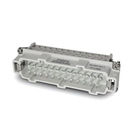 Amphenol Industrial Vložka napájecího konektoru pro vysoká zatížení 16A Vnější Heavy Mate C146 24