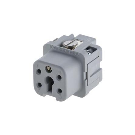 Amphenol Industrial Vložka napájecího konektoru pro vysoká zatížení 16A Vnitřní Heavy Mate C146 4