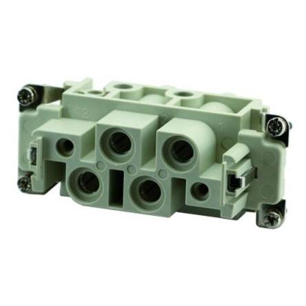 Amphenol Industrial Vložka napájecího konektoru pro vysoká zatížení 80A Vnitřní Heavy Mate C146 4