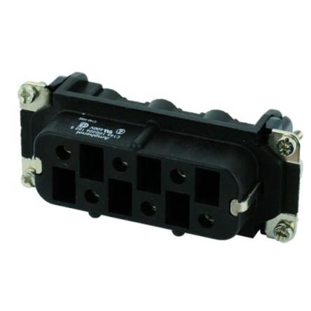 Amphenol Industrial Vložka napájecího konektoru pro vysoká zatížení 42A Vnitřní Heavy Mate C146 4