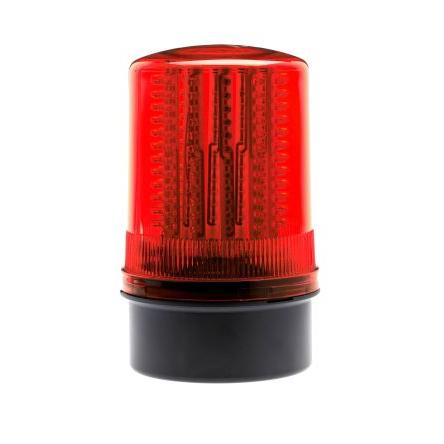 Moflash Maják, řada: LED200 Blikající, Otáčecí, Stálé barva Červená 24V LED Povrch 200mA CE Certified IP65