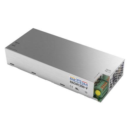Spínaný napájecí zdroj, počet výstupů: 1 RACM1200-24SAV/ENC 24V dc Šasi 1.2 kW RACM1200-V Recom 264V ac
