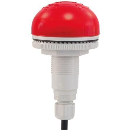 RS PRO Kombinace sirény a majáku, řada: 559 Více světlo Elektronika barva Červená 24V ac/dc IP65 LED Panel CE, RoHS