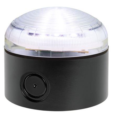 RS PRO Maják Stálé barva Čirá 24V ac/dc LED Šroubová svorka 115mA EAC, CE IP66