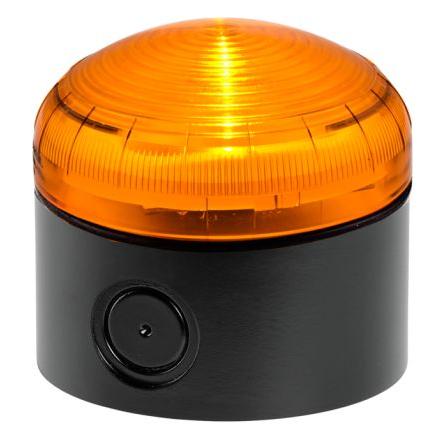 RS PRO Maják Stálé barva Žlutá 240V ac LED Šroubová svorka 60mA EAC, CE IP66