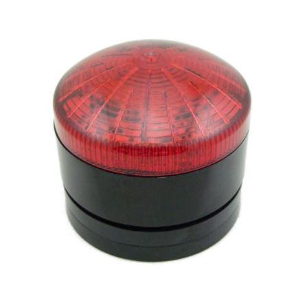 RS PRO Maják, řada: STX Blikající, Stálé barva Červená 230V ac LED Panel 120mA CE IP65