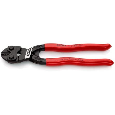 Kompaktní štípací kleště 71 01 200, celková délka: 200 mm, Plastové, kapacita řezání: 6 mm, Plastem potažený Knipex