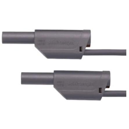 Schutzinger Zkušební vodič, Šedá 32A, délka kabelů: 1.5 m, 1kV, úroveň kategorie: CAT III