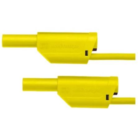 Schutzinger Zkušební vodič, Žlutá 32A, délka kabelů: 2 m, 1kV, úroveň kategorie: CAT III