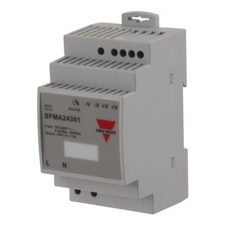 Spínaný napájecí zdroj, počet výstupů: 1 SPMA24301 24V dc Lišta DIN 30 W SPMA Carlo Gavazzi 240V ac