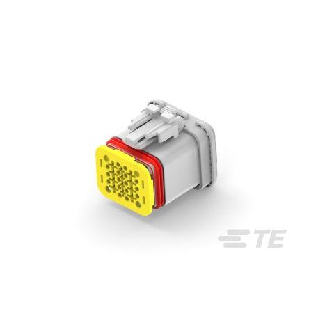 TE Connectivity Automobilový konektor, počet kontaktů: 20 barva Šedá, Vnitřní, Kabel, řada: 2350890 Pájecí, IP67, IP69K,