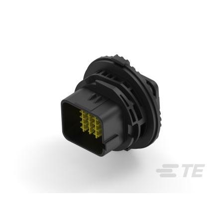 TE Connectivity Automobilový konektor, počet kontaktů: 20 barva Černá, Vnitřní, Montáž do panelu, řada: 2350891 Pájecí,
