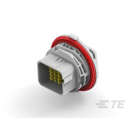 TE Connectivity Automobilový konektor, počet kontaktů: 20 barva Šedá, Vnitřní, Montáž do panelu, řada: 2350891 Pájecí,