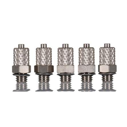 SMC Pneumatická armatura, řada: M, 4mm Zásuvný, Vnější M5 JIS B0205, JIS B0203