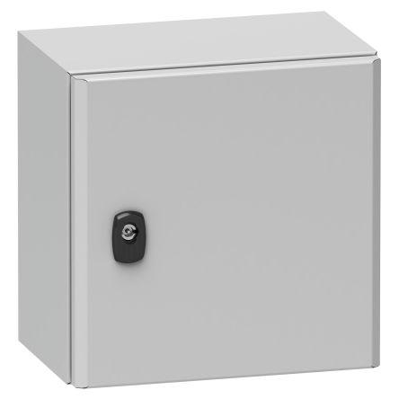 Schneider Electric Nástěnná krabice, řada: PanelSeT S3D IP66 Ocel Šedá 400 mm 300 mm 200 mm