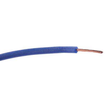 Zapojovací vodič, řada: SIFF, typ kabelu: Silikon, prameny vodičů: 130 x 0.05 mm, Modrá, 500V 20 m 23 AWG Hew Heinz
