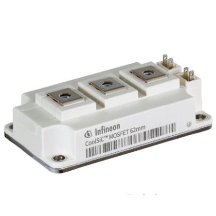 řada: FF6MR MOSFET FF6MR12KM1BOSA1 Typ N-kanálový 250 A 1200 V, AG-62MM Infineon Vylepšení 1 Duální