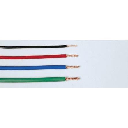 Zapojovací vodič, řada: SIFF, typ kabelu: Silikon, prameny vodičů: 270 x 0.05 mm, Modrá, 1kV 5 m 20 AWG Hew Heinz