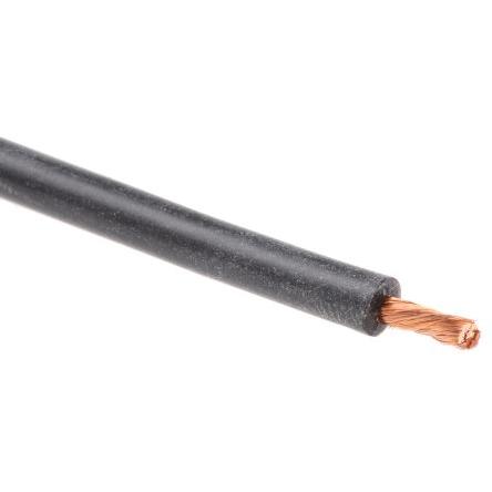 Zapojovací vodič, řada: SIFF, typ kabelu: Jednožilový, typ kabelu: Silikon, prameny vodičů: 392 x 0.07 mm, Černá, 500V 5
