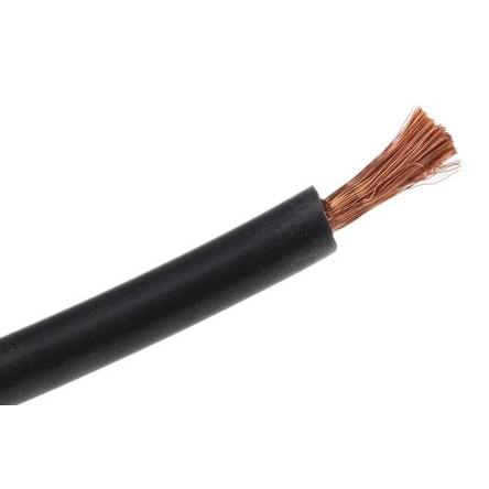 Zapojovací vodič, řada: SIFF, typ kabelu: Jednožilový, typ kabelu: Silikon, prameny vodičů: 651 x 0.07 mm, Černá, 1.5kV
