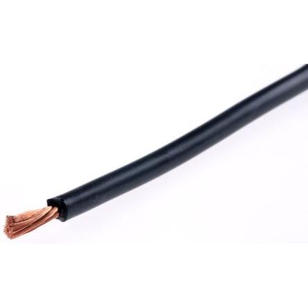 Zapojovací vodič, řada: SIFF, typ kabelu: Silikon, prameny vodičů: 651 x 0.07 mm, Černá, 1.5kV 20 m 13 AWG Hew Heinz