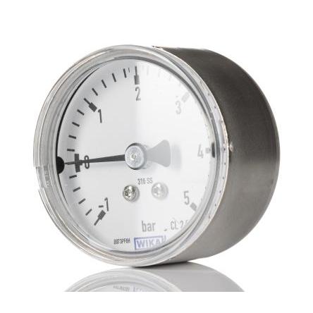 Tlakoměr MNPT 12291995 40 mm G 1/4 Nerezová ocel, 60 °C 1.5 bar -1 bar WIKA