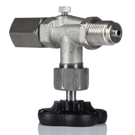 Oddělovací ventil hydraulického tlakoměru 9090967, řada: 910.11 WIKA G