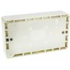 Instalační krabice Logic Plus 2 30 mm Lesklý Urea Moulded, Vysoce kvalitní termoset Bílá BS 87mm MK Electric IP20