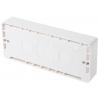 Instalační krabice Logic Plus 3 30 mm Lesklý Lisovaný Bílá BS 87mm MK Electric IP20 Povrch, Zapuštěná montáž 87 mm