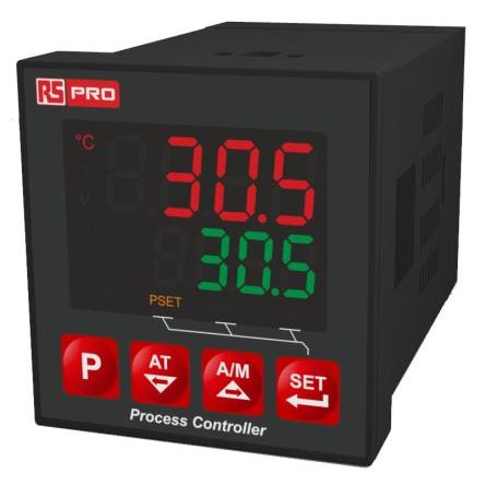 RS PRO PID regulátor teploty, řada: ESM Montáž do panelu, 50 °C, 0 °C 3, počet výstupů: 3, výstup: Relé 24V, typ řízení: