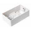 Instalační krabice Logic Plus 2 40 mm Lesklý Bílá BS 87mm MK Electric IP20 87 mm