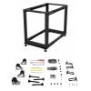 StarTech.com Serverový rack, řada: 4PO Černá 15 U, Ocel s 4 sloupky rámem 102.4 mm 771 mm 60 cm