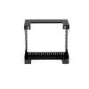 StarTech.com Serverový rack Černá 8 U, Ocel s 2 sloupky rámem 304.8 mm 451 mm 451 mm