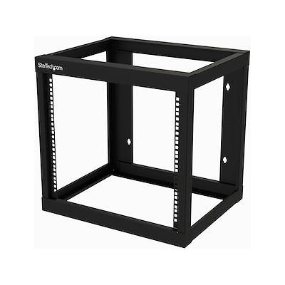 StarTech.com Serverový rack Černá 9 U, Ocel s 2 sloupky rámem 43.2 mm 540 mm 55 mm