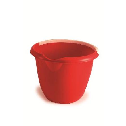 RS PRO Kbelík 10L Plastové, Červená Ano