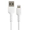 StarTech.com Kabel USB do zásuvky IC Vnější, A: USB typu A, 150 mm Vnější, Bílá, B: Lightning