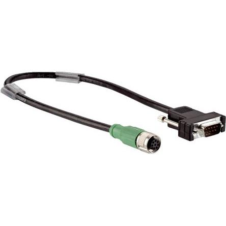 Kabel s konektorem, A: Vnitřní, A: M12 8, B: D-SUB 9kolíkový, B: Vnější 9, řada: DOL-2D08 SICK 500 mm