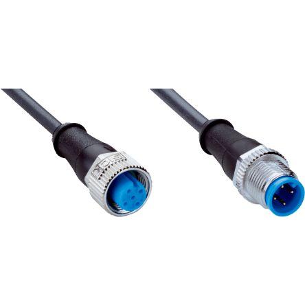 Kabel ovladače snímače, A: Vnitřní, A: Rovný 4, B: Přímý, B: Vnější, 250V 4, IP65, IP66K, IP67, řada: YF2A14 SICK 1 m