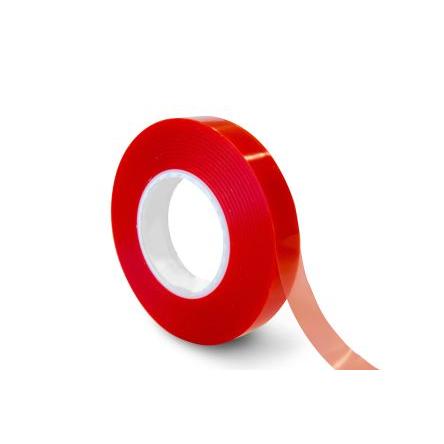 Oboustranná polyesterová páska F40, Červená 50mm x, délka: 50 m 0.2 mm (tloušťka) RS PRO Polyester