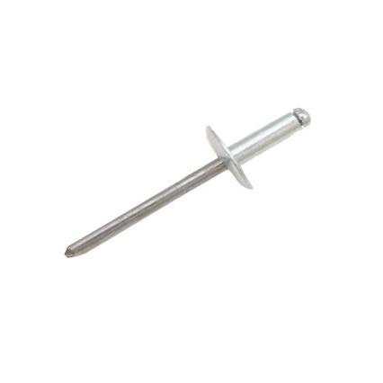 RS PRO Nýt, Hliník, délka nýtu: 6 mm, Obyčejný Ocel Slepý, průměr nýtu: 3.2 mm