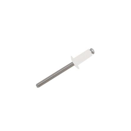 RS PRO Nýt, Hliník, délka nýtu: 6 mm, Obyčejný Ocel Slepý, průměr nýtu: 3.2 mm