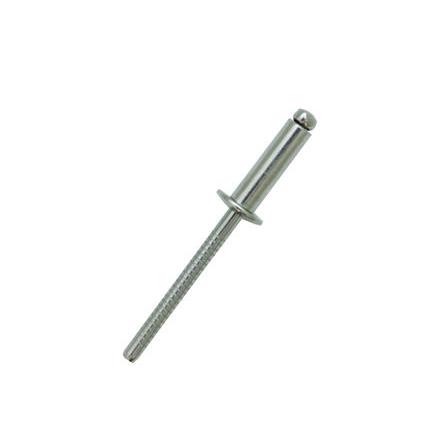 RS PRO Nýt, Nerezová ocel, délka nýtu: 18 mm, Obyčejný Nerezová ocel Slepý, průměr nýtu: 4.8 mm