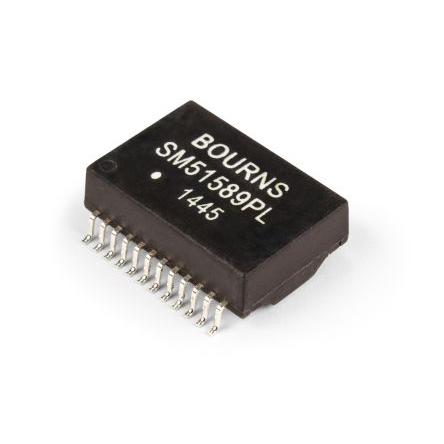 Bourns Ethernetový transformátor LAN, 5000 V ac, Povrch, 1CT:1CT, 85 °C, hloubka: 6 mm, -40 °C