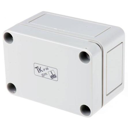 Spelsberg Pouzdro, řada: TK PS IP66 Stíněné barva Šedá IK07 barva Šedá Polystyren 94 mm 57 mm 65 mm