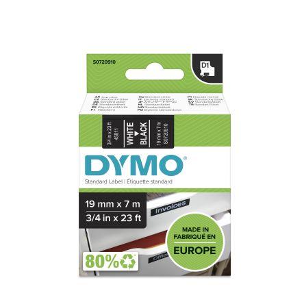 Páska do tiskárny štítků barva tisku Bílá Černá Vrstvené pro různé modely tiskáren Dymo 420P, Dymo 360, Dymo 500TS,