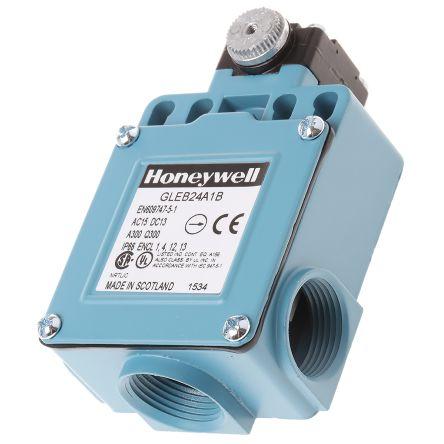 Honeywell GLE Ocelový váleček Koncový spínač 2 NO/2 NC IP67 Zinkový odlitek s epoxidovým povlakem 240V ac 6A