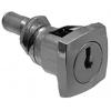 Zámky pro více zásuvek S klíčem, Klíč, Ocel, hloubka od panelu k jazýčku: 23.5 mm, Chromová 16.6 x 19.1 mm Euro-Locks a